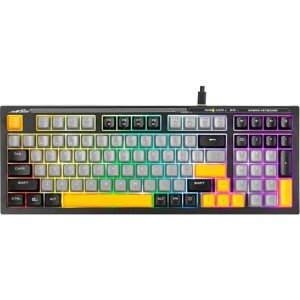 Marvo SOLDAT S50B, klávesnica US, herná, drôtová (USB), čierna, podsvietenie