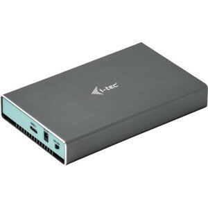i-tec MySafe USB-C/USB-A 2x M.2 SATA kovový externý box RAID
