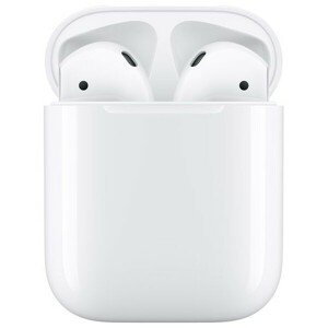 Apple AirPods bezdrôtové slúchadlá (2019) biela