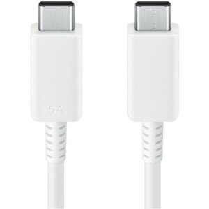 Samsung USB-C/USB-C dátový kábel 5A, 1.8m (EP-DX510JWE) biely