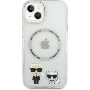 Karl Lagerfeld MagSafe kryt Karl and Choupette iPhone 14 Plus číry