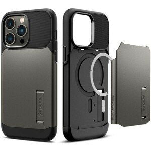 Spigen Slim Armor Mag iPhone 14 Pro sivý