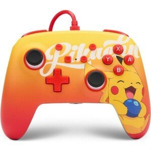 PowerA Enhanced drôtový herný ovládač - Oran Berry Pikachu (Switch)