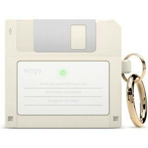 ELAGO disketové púzdro pre AirPods 3 béžové