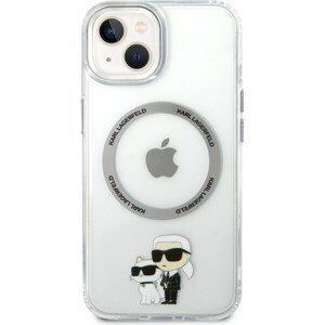Karl Lagerfeld MagSafe kryt IML Karl and Choupette NFT iPhone 13 číry