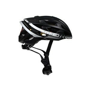 Safe-Tec TYR 3 múdra helma na bicykel XL (61cm - 63cm) čierna-strieborná