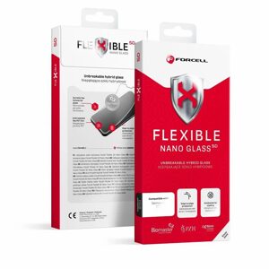 Forcell Flexible 5D Full Glue hybridné sklo, Samsung Galaxy A14 5G, čierne