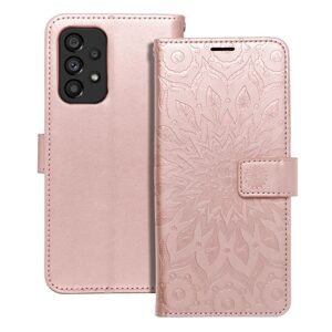 Mezzo púzdro, Samsung Galaxy A53 5G, vzor 2, rosegold