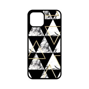 Momanio obal, iPhone 12, Marble triangle