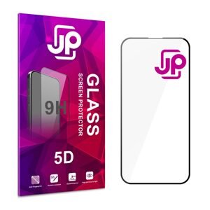 JP 5D Tvrdené sklo, iPhone 14 Pro, čierne