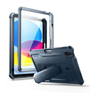 Dexnor 360 Kickstand obal iPad 10.9 2022, modrý