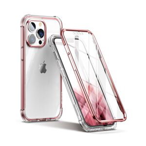 Suritch 360 Clear obal iPhone 13 Pro, ružový