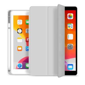 JP Smart case Pen puzdro na tablet, iPad 10.2, 2019 / 2020 / 2021 (iPad 7 / 8 / 9), šedé