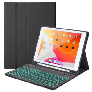 JP Tab Keyboard púzdro s klávesnicou na tablet, iPad 10.2, 2019 / 2020 / 2021 (iPad 7 / 8 / 9), čierne
