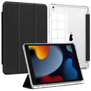 JP Tab case transparent puzdro na tablet, 10.2, 2019 / 2020 / 2021 (iPad 7 / 8 / 9), čierne