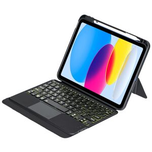 JP Keyboard case MK02 púzdro na tablet, iPad 10.9 2022 (iPad 10) / iPad 11 2025 (iPad 11), čierne