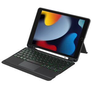 JP Keyboard case MK02 púzdro na tablet, iPad 10.2 2019/2020/2021 (iPad 7/8/9), iPad 10.5 (2018), iPad Air 3 10.5 (2019), čierne