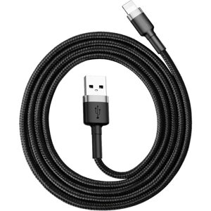 JP nylonový kábel USB na Lightning, 1 meter, čierny