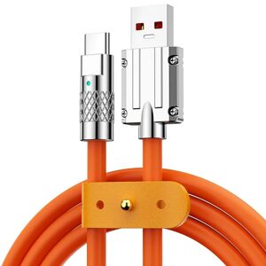 JP Zinc kábel USB na USB-C, 120W, 1 meter, oranžový