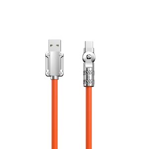 JP Zinc kábel USB na USB-C, 120W, 1 meter, oranžový