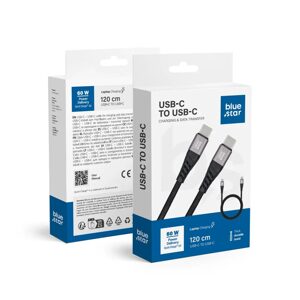 BlueStar kábel USB-C - USB-C 1,2 m, čierny