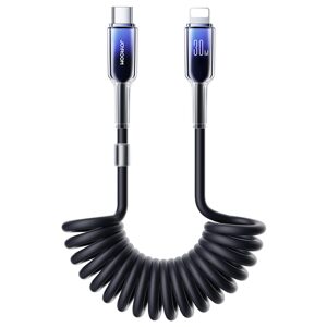 Joyroom S-A43 kábel USB-C - Lightning, 30 W, 1,5 m, čierny