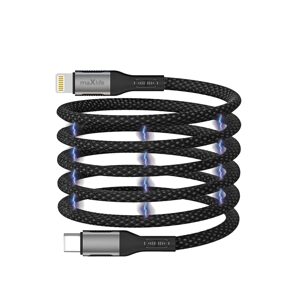 Maxlife magnetický kábel MXUC-11 USB-C - Lightning 1,0 m 27W, čierny
