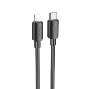 Hoco X96 kábel USB-C - Lightning, PD 2,4A 20W, 1 m, čierny