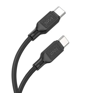 Hoco X90 kábel USB-C - USB-C, 3A 60W, 1 m, čierny