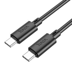 Hoco X88 kábel USB-C - USB-C, PD 3A 60W, 1 m, čierny