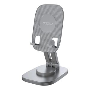 Dudao F5XS skladací teleskopický stojan na telefón / tablet, sivý