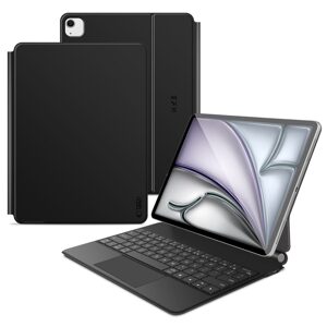 Tech-Protect Magnetický kryt s klávesnicou, Apple iPad Pro 12.9" 4 / 5 / 6 / 2020-2022 / Air 13" 1 / 2 / 2024-2025, čierny