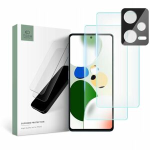 Tech-Protect Supreme set, 2 tvrdené skla + sklo na šošovku, Xiaomi Redmi Note 12 5G