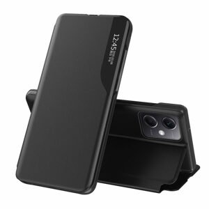 Eco Leather View Case, Xiaomi Redmi Note 12 5G / Poco X5 5G, čierne