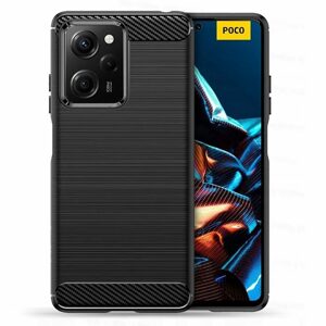 Tech-Protect TPUCarbon, Xiaomi Redmi Note 12 Pro 5G / Poco X5 Pro 5G, čierny