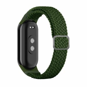 Braided fabric strap náramok pre Xiaomi Mi Band 8, zelený