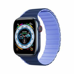 Dux Ducis Magnetický remienok Apple Watch 1 / 2 / 3 / 4 / 5 / 6 / 7 / 8 / SE / Ultra (38, 40, 41 mm) (verze LD), modrý