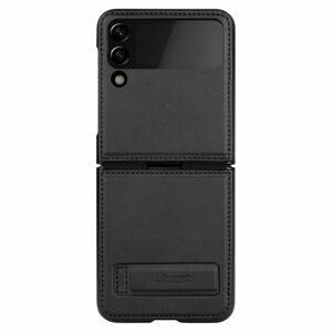 Nillkin Qin Vegan Leather Case, Samsung Galaxy Z Flip 4, čierny