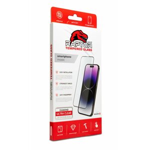 Swissten Raptor Diamond Ultra Clear 3D Tvrdené sklo, iPhone 7 / 8 / SE 2020 / SE 2022, čierne