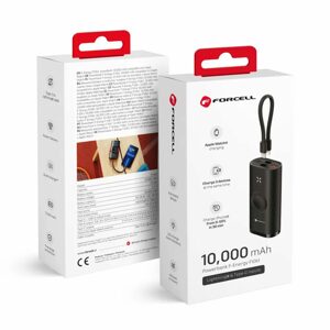 Forcell F-Energy F10k1 Powerbanka 10000mAh, kompatibilný s Apple Watch, čierna