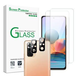 Súprava 2 tvrdených skiel a 2 sklíčok pre šošovku, Xiaomi Redmi Note 10 Pro