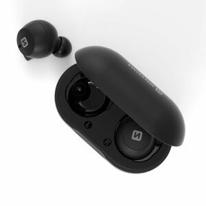 Swissten Bluetooth TWS sluchádla Stonebuds, čierna