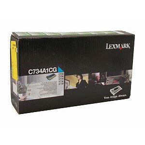 LEXMARK C734A1CG, originální (Azurový)