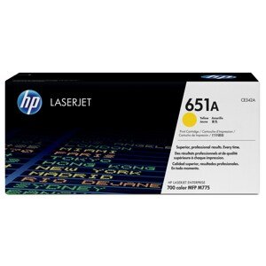 Toner HP č.651A - CE342A - originálný (Žltý)