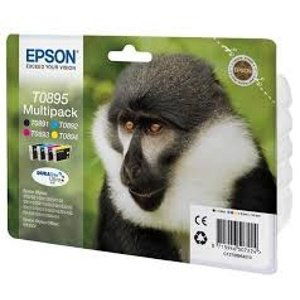 Epson T0895, C13T08954010 - originálne (Čierna, Azúrová, Purpurová, Žltá)