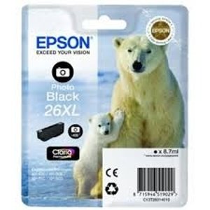 Zásobník Epson 26XL, C13T26314010 - originálny (Foto čierny)