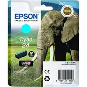 Zásobník Epson 24, C13T24224010 - originálny (Azúrový)