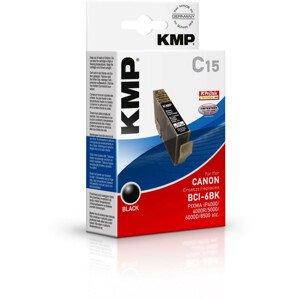 KMP Cartridge Canon BCI-6BK,  - kompatibilný (Čierna)