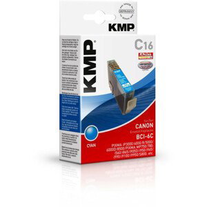 KMP Cartridge Canon BCI-6C,  - kompatibilný (Azúrová)