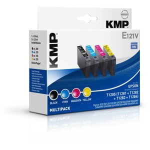 KMP Cartridge Epson T1285,  - kompatibilna (Čierna + 3x Farby) - originál